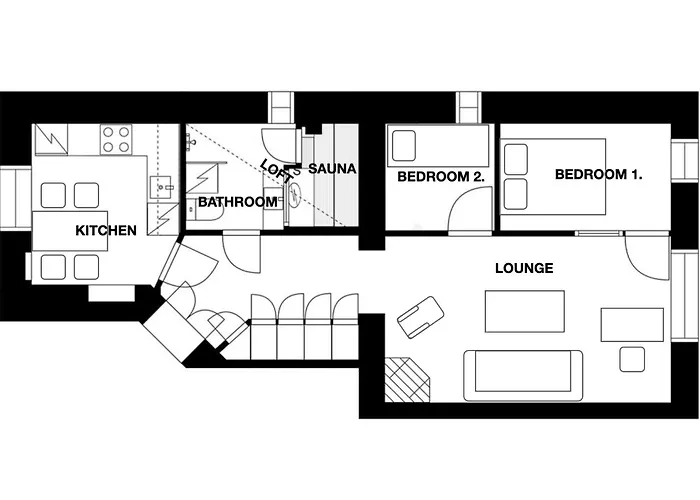 Design District Gem, Private Sauna Appartement Helsinki